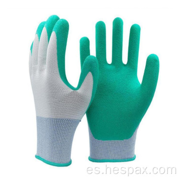 Reparación industrial de guantes de látex resistentes a la resbalón de Hespax